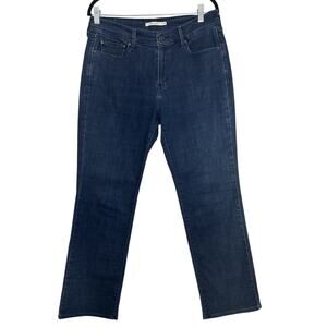 Levi's 505 Straight Women's 30 Dark Blue Denim Jeans‎ Classic Cotton Stretch